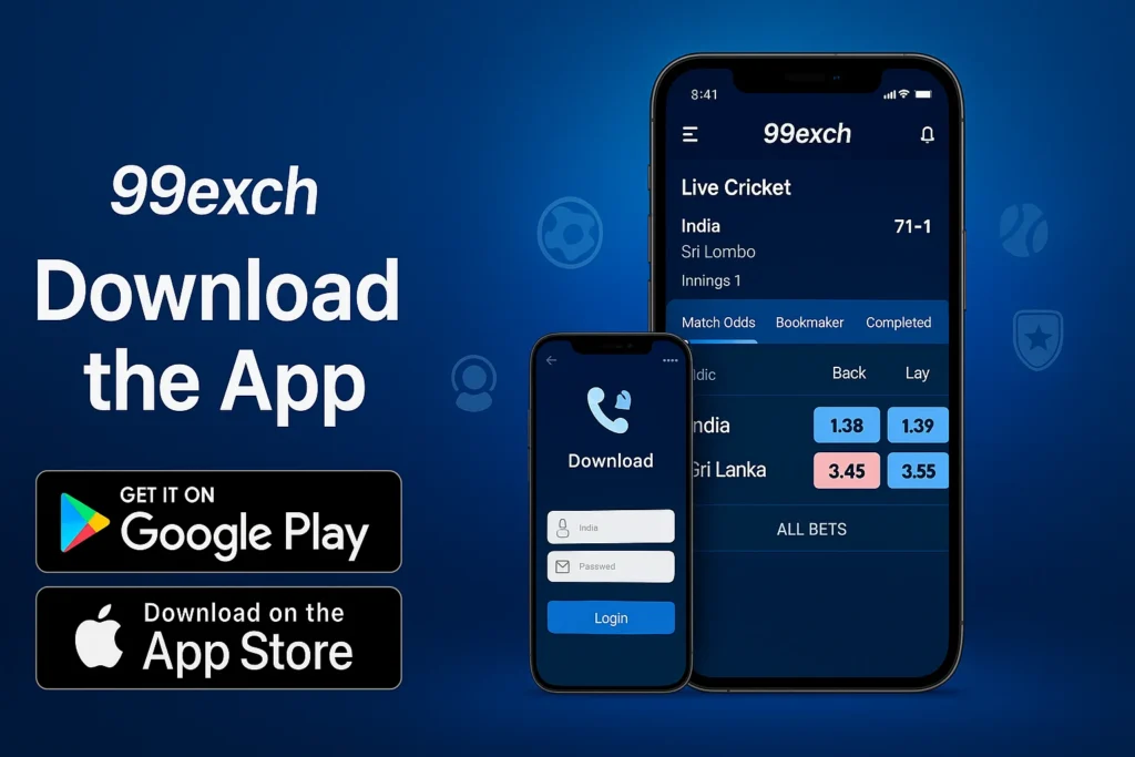 99exch app download features including live betting, casino games, and account management