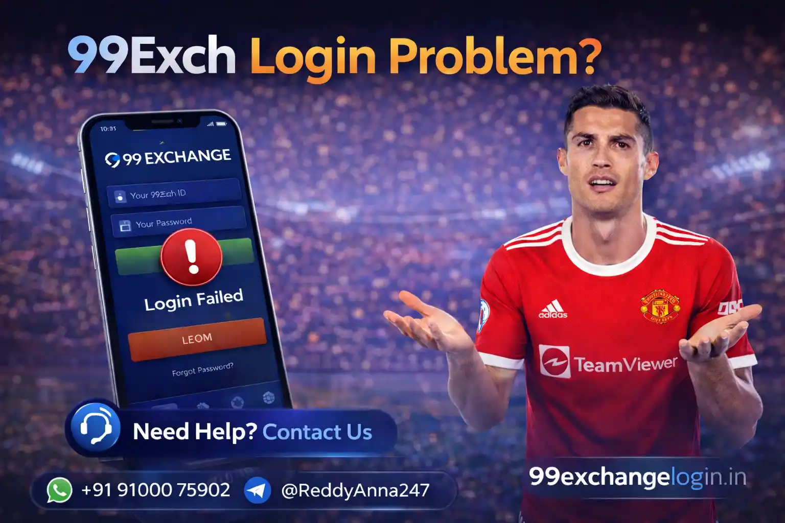 99Exch Login Problem?