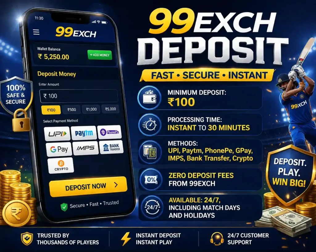 99exch deposit