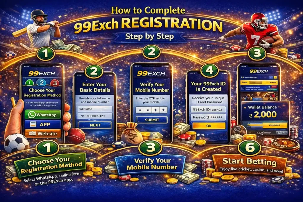 How to Complete 99Exch Registration – Step by Step